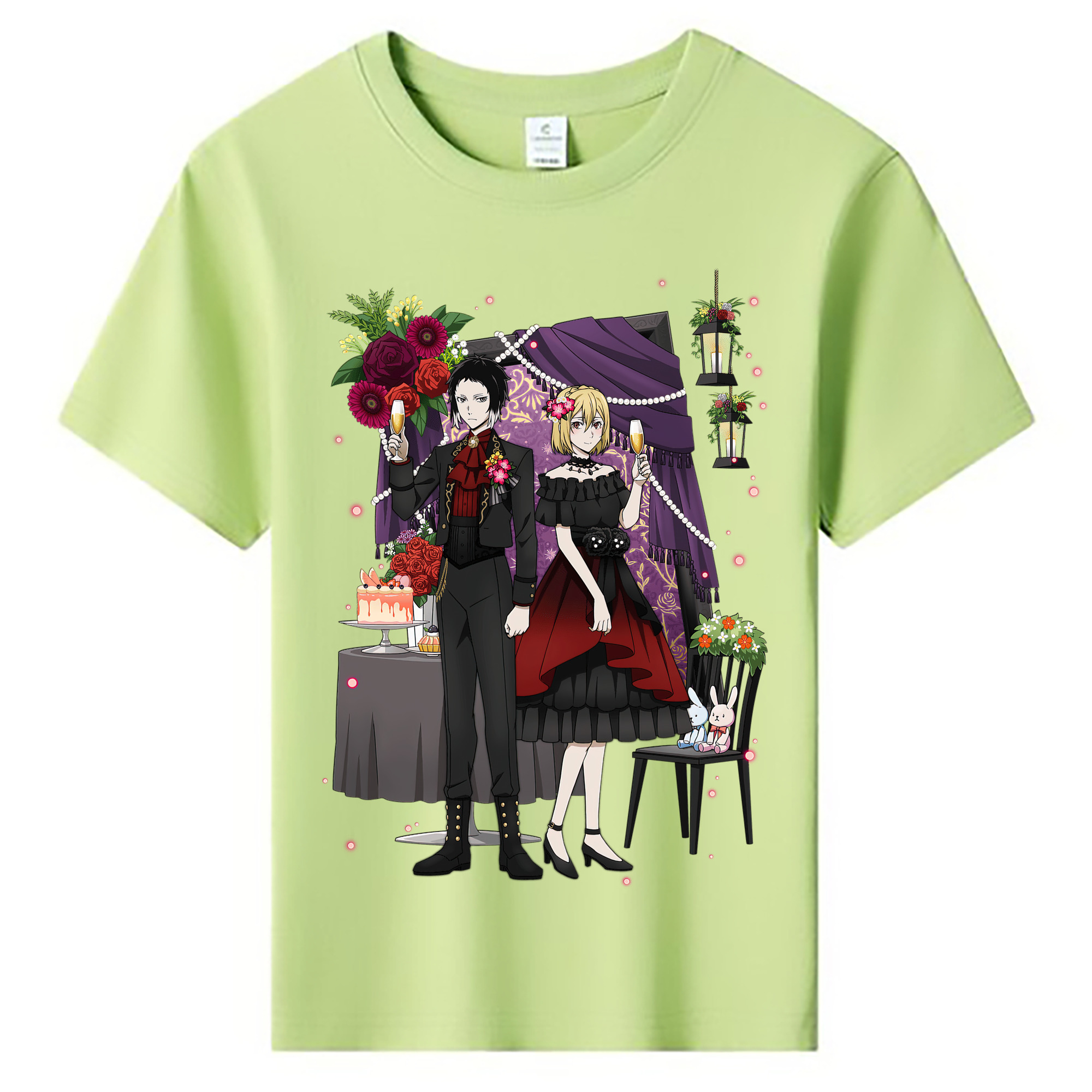 （画像用） 文豪ストレイドッグス Bungo Stray Dogs 綿100％キッズTシャツ（フロントプリント）